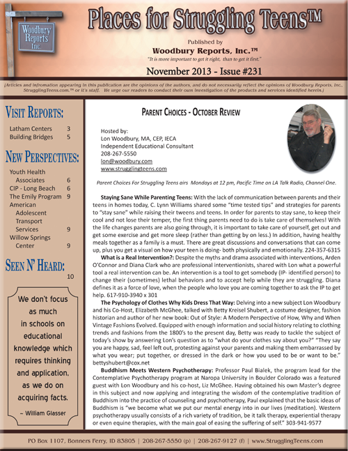 November 2013 Issue 231